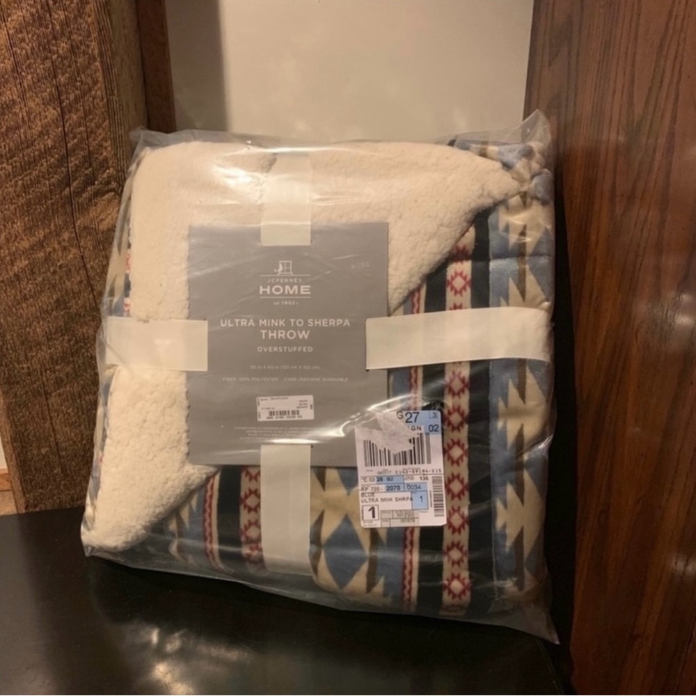 Ultra Mink to Sherpa Throw